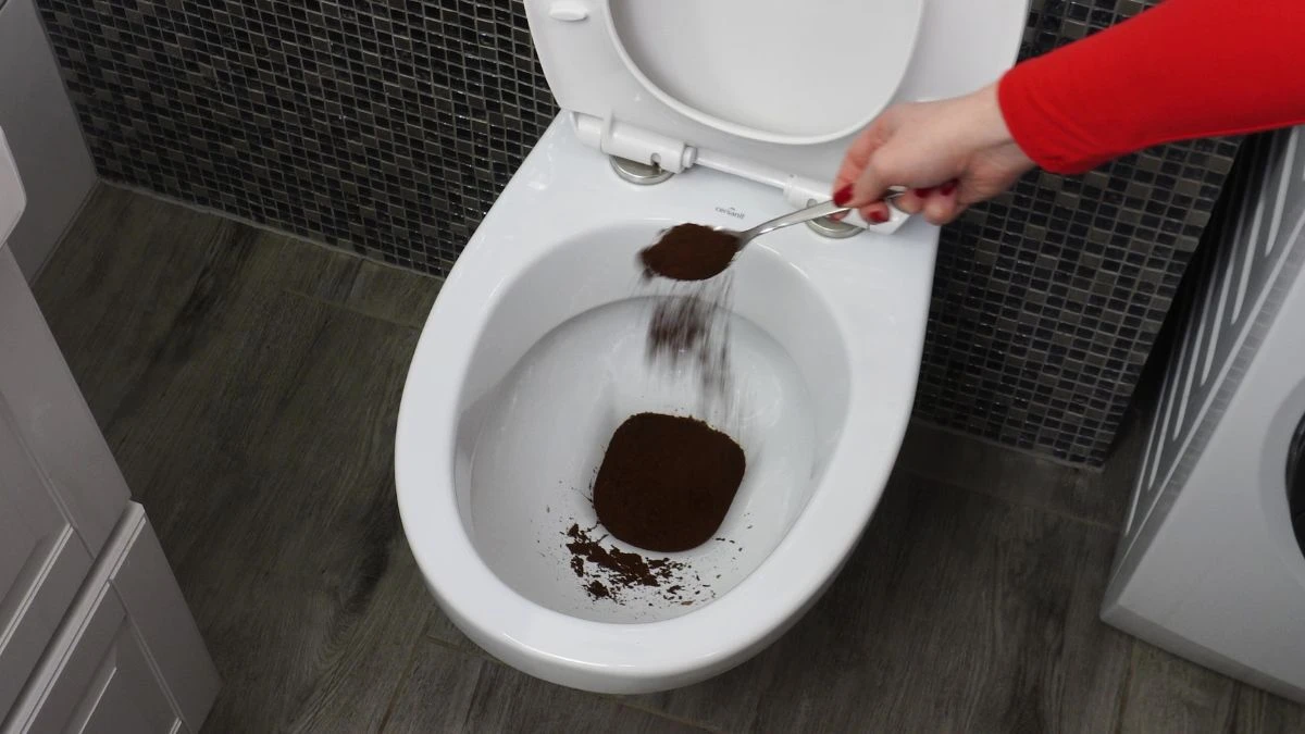 Jak umyć toaletę kawą i octem?