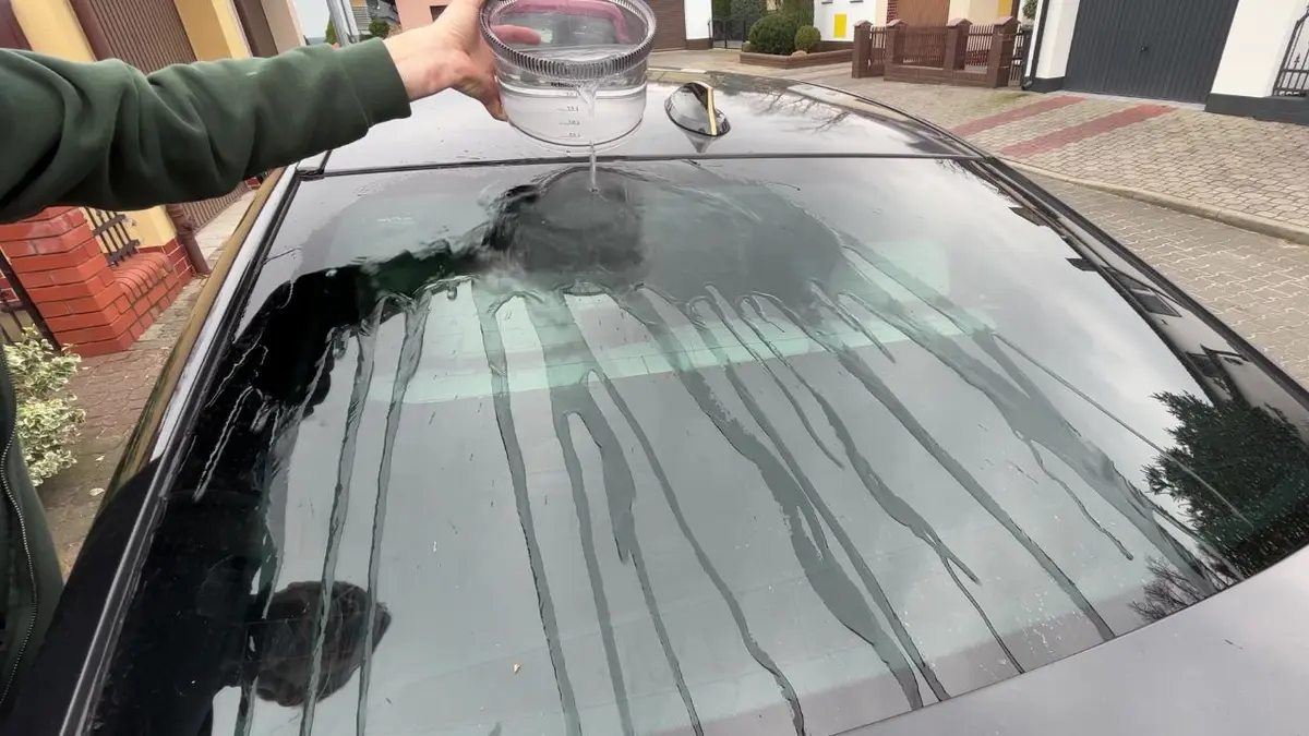hydrofobowe działanie imbiru na szybie